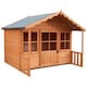 image 2 of Pixie Playhouse Kid's Wendy House Brown