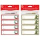 image 3 of Pack of 8 Handcrafted Gift Tags - Christmas Gift Wrapping Decoration