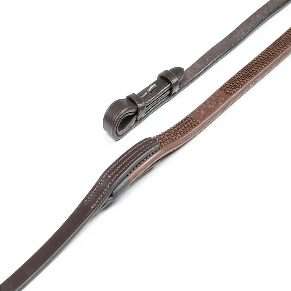 image 1 of Shires Aviemore Eventa Rubber Grip Reins Brown | Size: 54X5/8
Colour: H.Brown