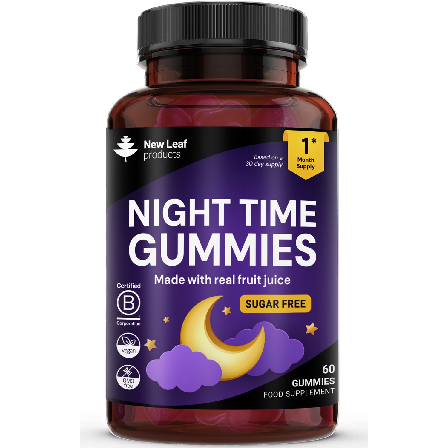 Night Time Sleep Gummies- Natural Melatonin Sources