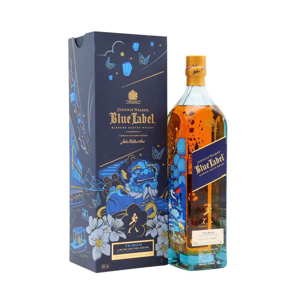 Johnnie Walker - Blue Label - Taiwan Travel Exclusive Limited Edition Whisky (1 Litre)