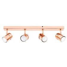 ValueLights Rosie Spotlight Polished Copper Spotlight and GU10 Spotlight LED 5W Cool White 6500K Bulb