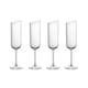 image 1 of Villeroy & Boch New Moon Set of 4 Champagne Flutes