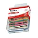 image 1 of Pack of 100 Assorted Coloured Paper Clips 33mm