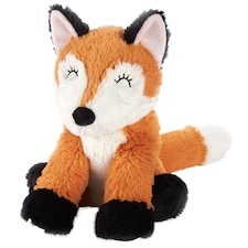 Warmies Plush Fox Microwavable Weighted, Cuddly Soft Toy Scented with French Lavender, Weighted Teddy Suitable for Adults and Children