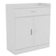 image 10 of Vida Designs Dalby 2 Door 1 Drawer Shoe Cabinet Shoe Rack Storage Cupboard, White