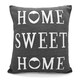 image 1 of Home Sweet Home Cushion - 43cm x 43cm Grey | Charcoal