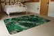 image 3 of Tropical Leaves On Black Rug | Multi