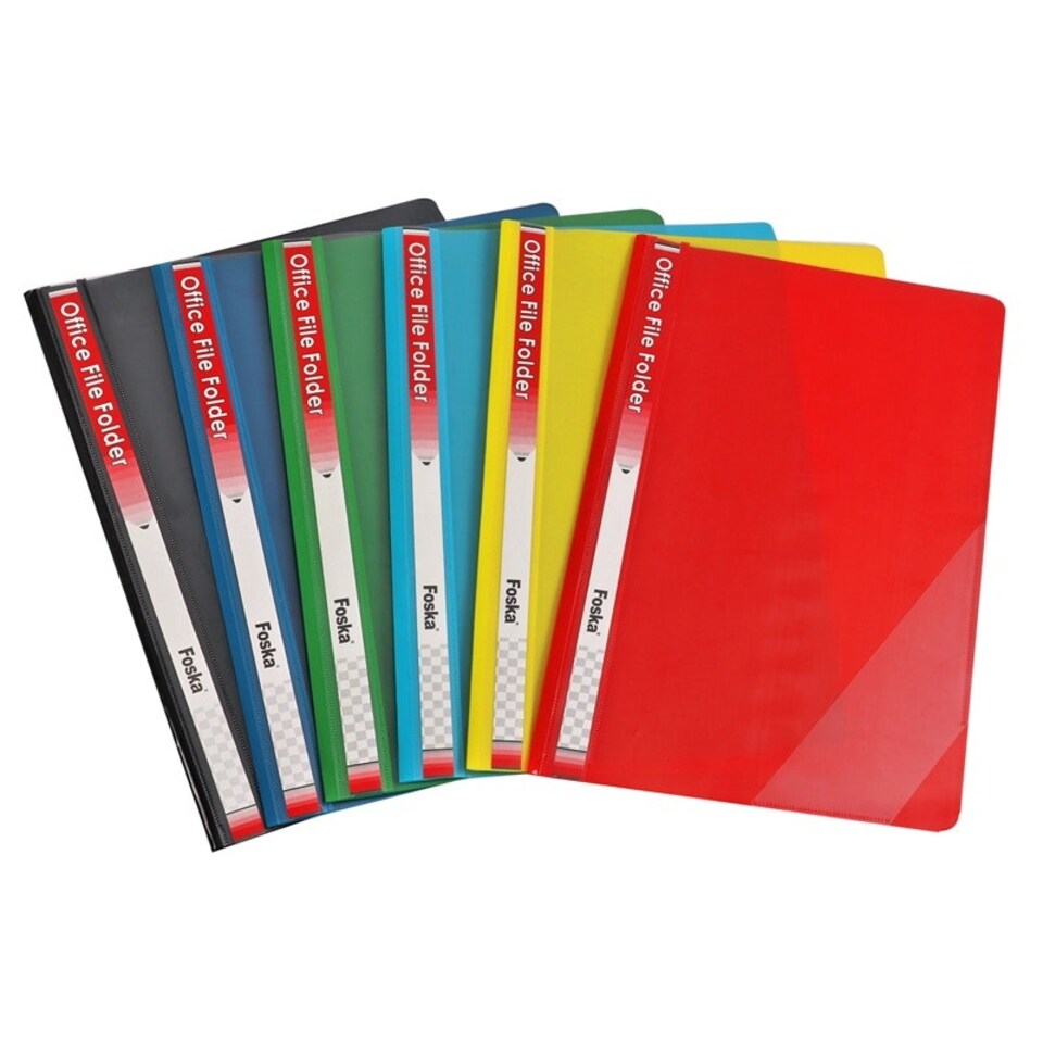 image 1 of Pack of 12 Black Project File Folders