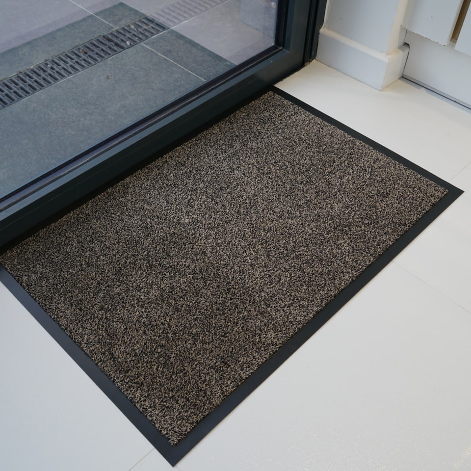 image 1 of Non Slip Absorbent Dirt Trapper Rubber Edged Door Mats