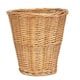 image 3 of Light Steamed Wicker Waste Paper Bin | Brown | Brown | One Size