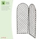 image 4 of Set of 2 Willow Trellis Fencing Panel Screen Climbing Trellises