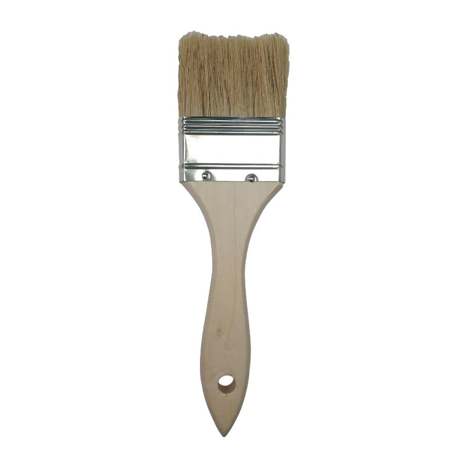 2'' 50mm Series 12 Chinese Paint Brush White Bristle - One Colour - One Size
