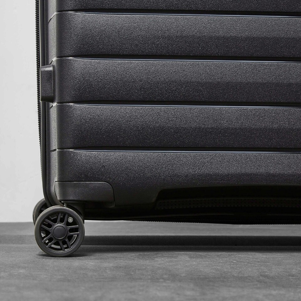 image 1 of Rock Palma 3pc Set Suitcases Black
