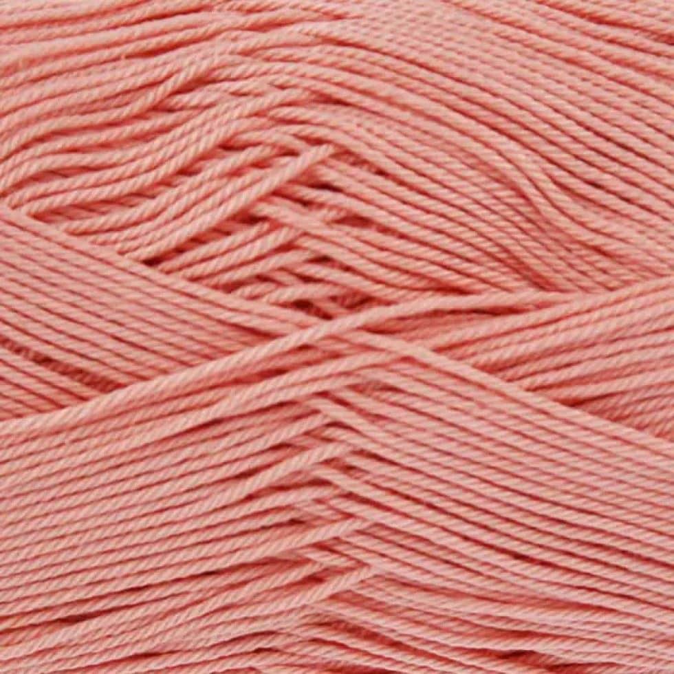 King Cole Pink Giza Cotton 4 Ply Yarn (Value Pack 12 x 50g Balls) For Crochet, Knitting - 158m per ball