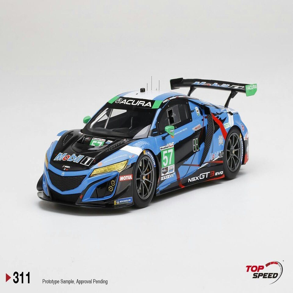 image 1 of Acura NSX GT3 EVO #57 2020 IMSA 24Hr Daytona Heinricher Racing 1:18 TSM TS0311