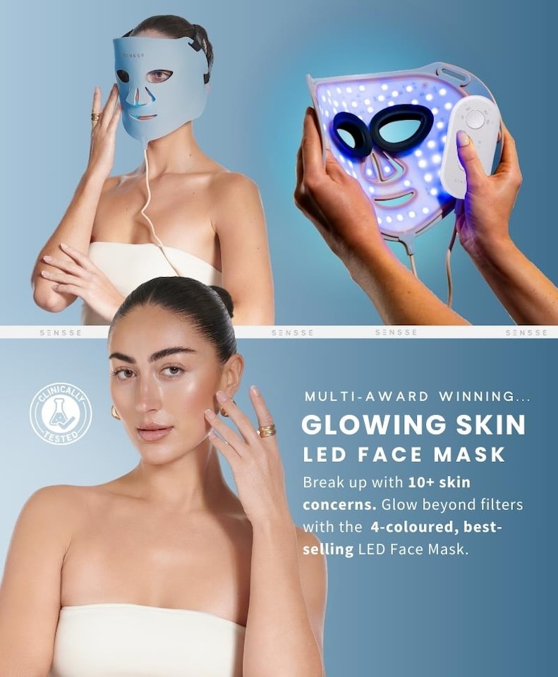 image 1 of Sensse Professional LED Face Mask Blue