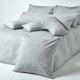 image 5 of Homescapes Silver Grey Egyptian Cotton Housewife Body Pillowcase 200 TC