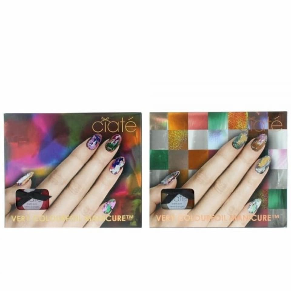 image 1 of Ciate Colourfoil Duo Set Pink and Grey Carnival Couture and Wonderland
