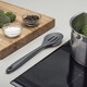 image 2 of Zeal Silicone Slotted Spoon 28cm, Dark Grey