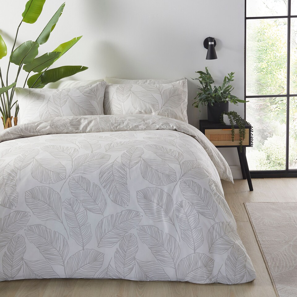 image 1 of Fusion Matteo Duvet Cover Set Natural