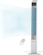 image 1 of PureMate 47-Inch Oscillating Bladeless Tower Fan & Air Purifier (White)