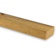 PACK OF 5 (Total 5 Units) - 75mm x 225mm (9x3")(70mm x 220mm Finish) C16 Kiln Dried Regularised Carcassing Timber - 3.6m Length