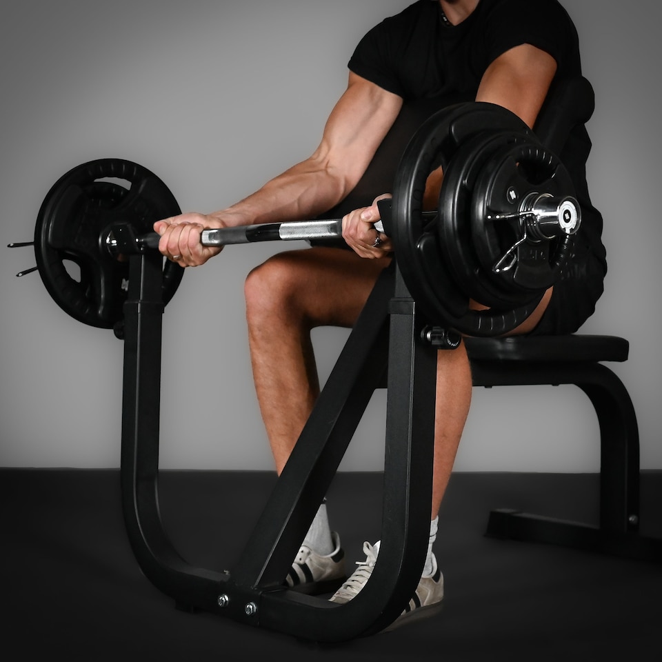 image 1 of GYM SETS Tri Grip Olympic Weight Plates-(2x2.5kg(5kg)/With 5ft Barbell+Clips)