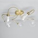 image 4 of BHS Arya Bathroom Flush Ceiling Light | Gold | Satin Brass | 1