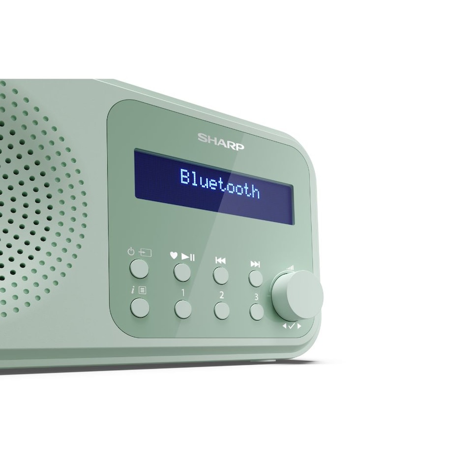 image 1 of SHARP DR-P420(GN) Tokyo Portable Digital Radio DAB/DAB+/FM - Aquamarine Green