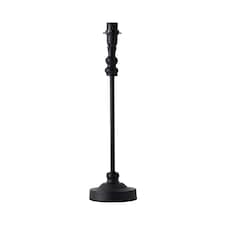 ValueLights Maggie Black Candlestick Table Lamp Base | Black