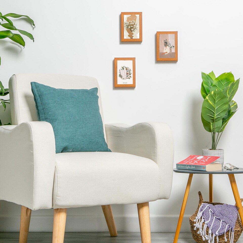 image 1 of Nicola Spring 3D Box Photo Frame - 4 x 6" - Dark Wood