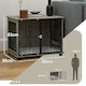 image 7 of PawHut Dog Crate Furniture End Table w/ Cushion for Medium Dogs