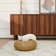 image 2 of Teamson Pets 8.7 in Neith Wicker Seagrass Dome Cat or Small Dog Bed, Tan/Cream