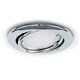 image 1 of ValueLights Pack of 6 Fire Rated Chrome Tiltable GU10 Recessed Ceiling Downlights - Complete with 5w LED Bulbs 6500K Cool White | Chrome