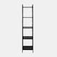 image 1 of OHS 5 Tier Modern Home Storage Organiser Shelving Display Unit Black | 5 Tier - 29.5 x 23.5 x 140cm
