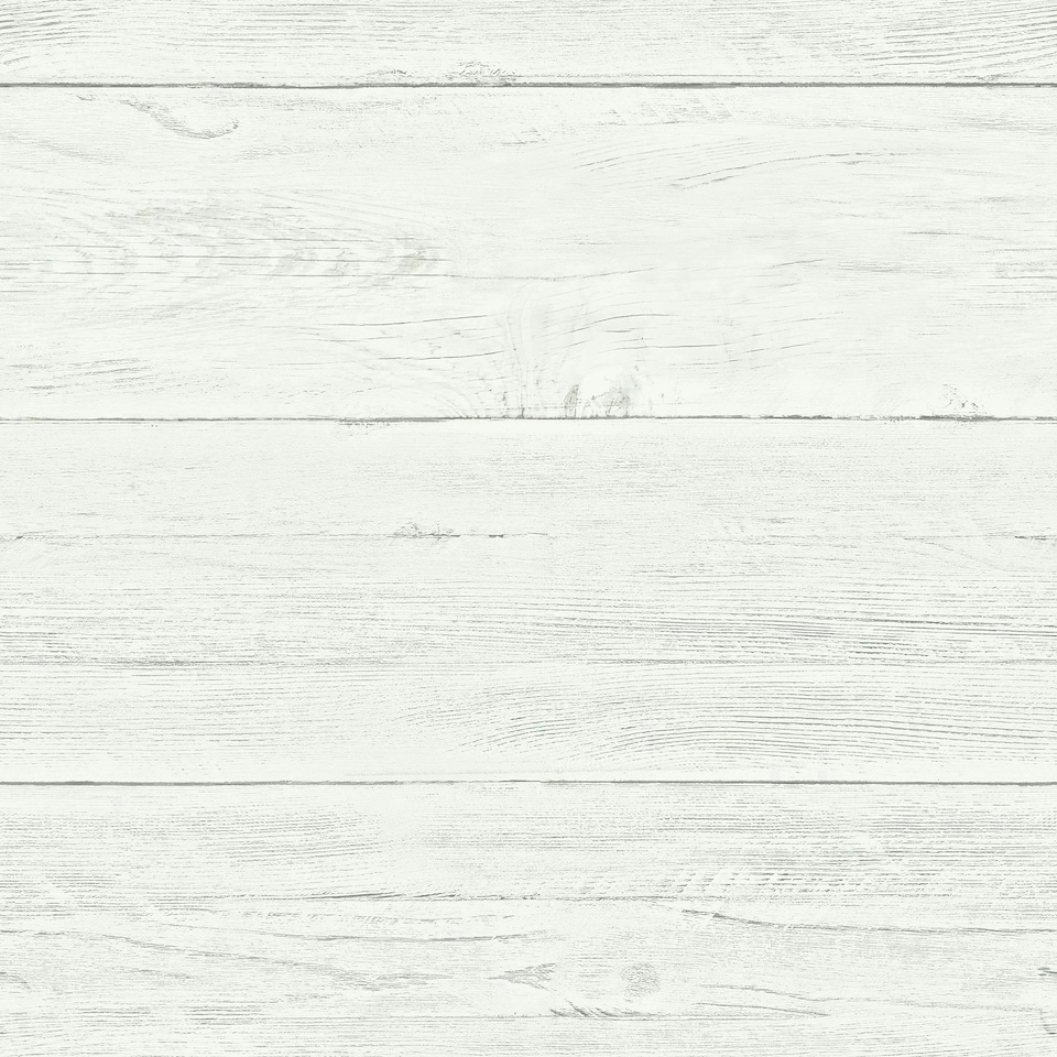 NuWallpaper NU3127 Shiplap Peel & Stick Wallpaper, Off-White Multi