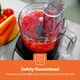 image 6 of GEEPAS 3-Tier Food Steamer & 1200W Compact Food Processor Combo Set