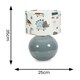 image 3 of ValueLights Bosco Eucalyptus Ceramic Table Lamp with Cartoon Dino Drum Shade Green
