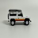 image 4 of Land Rover Defender 90 Wagon White LHD 1:64 Scale Mini GT MGT00378L