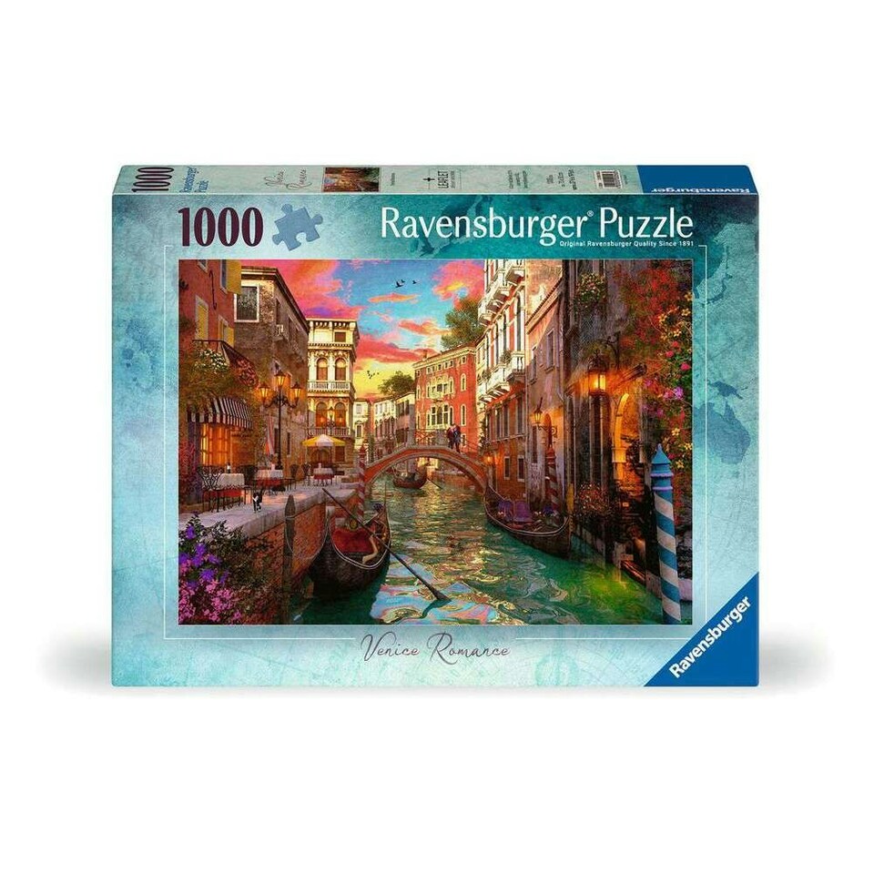 image 1 of Ravensburger Venice Romance 1000 Piece Jigsaw Puzzle