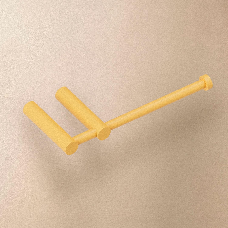 image 1 of COSMIC Toilet roll holder, Mustard, LOGIC Collection