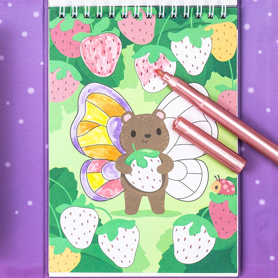 image 1 of Shimmer Colouring Set - Little Fairy Land