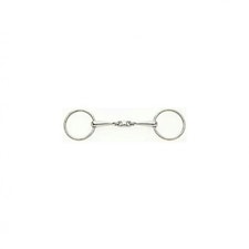 Lorina Loose Ring Snaffle With Lozenge - Silver - 5in