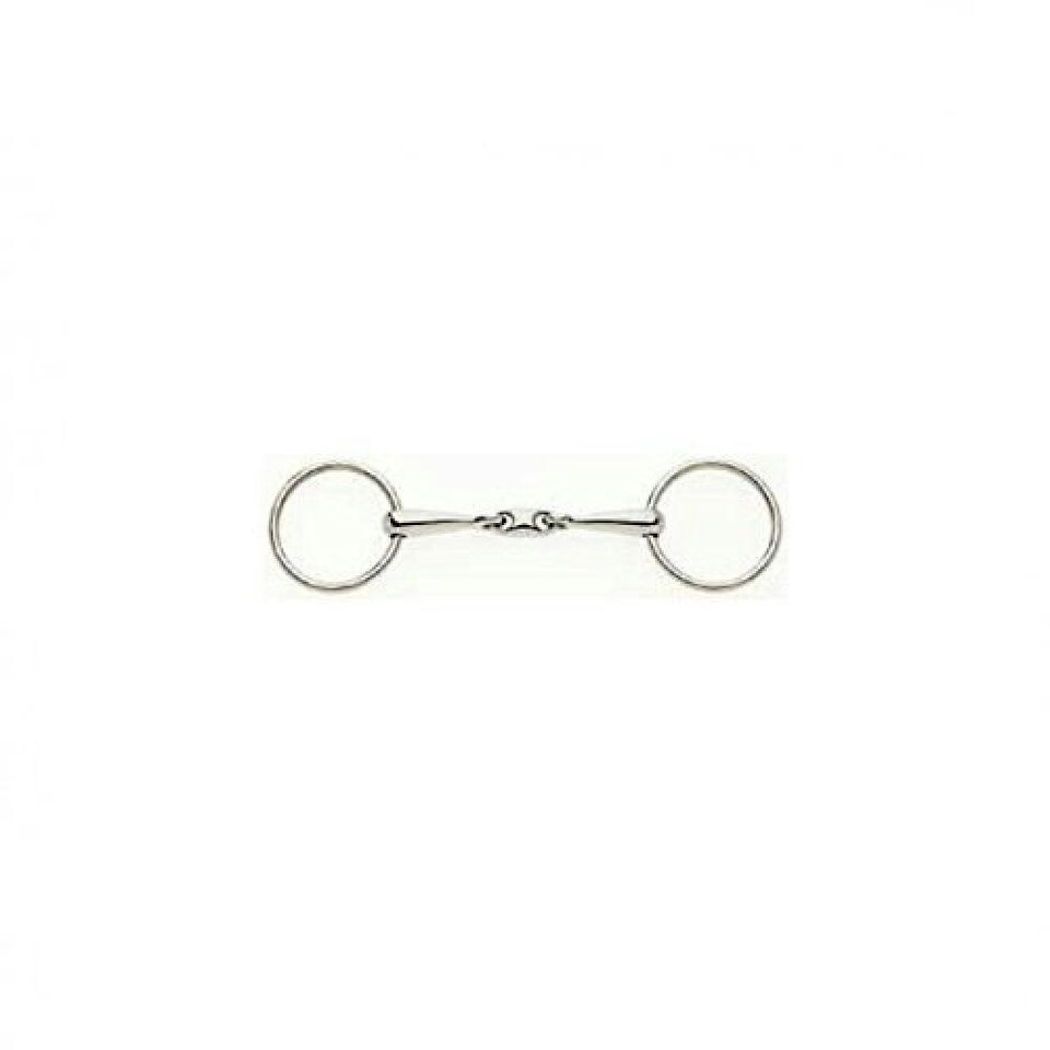 Lorina Loose Ring Snaffle With Lozenge - Silver - 5in