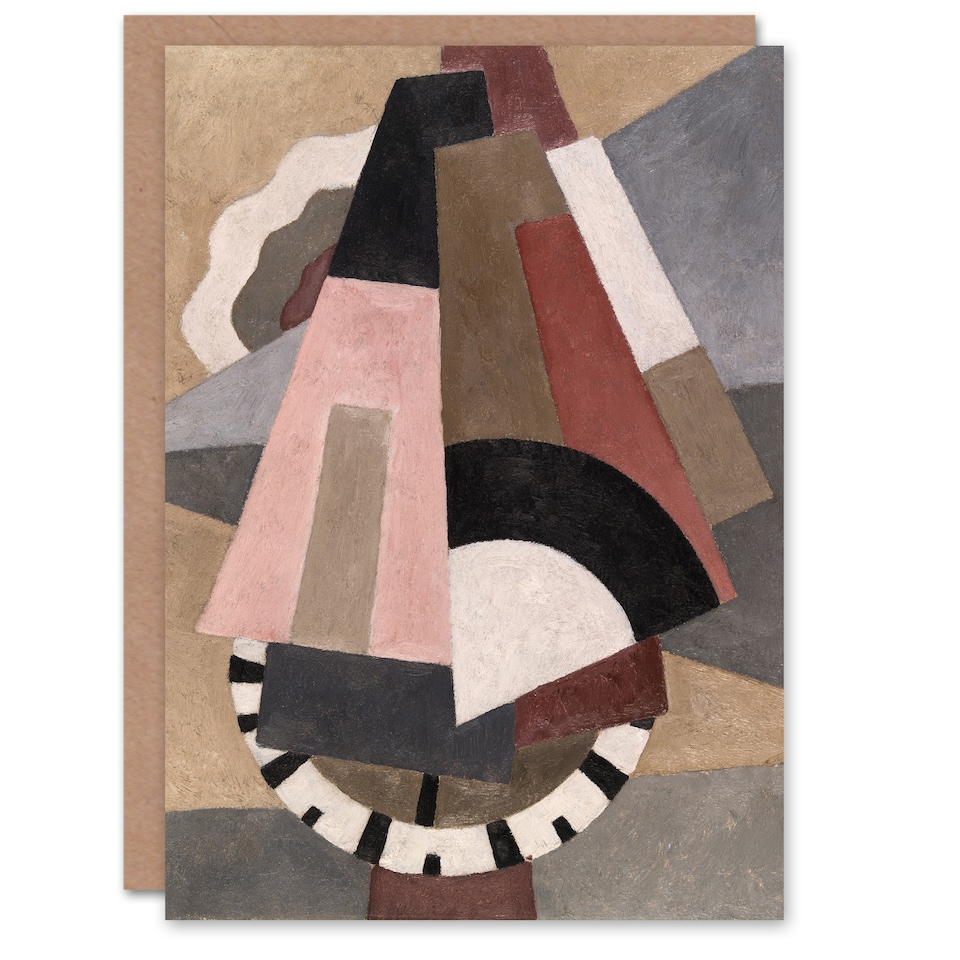 image 1 of Marsden Hartley Art Card Provincetown Abstract Painting