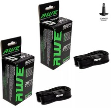 AWE Set x 2 Butyl Rubber 26" MTB/E-Bike Inner Tube 26 x 1.75-2.125 Schrader Valve
