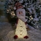 image 5 of 46cm Battery Operated LED Standing White Santa Christmas Decoration