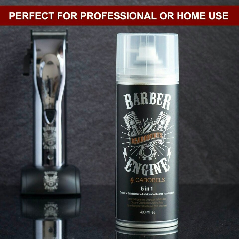 image 1 of Beardburys 5 in 1 Clippers Cooling and Cleaning Spray 400ml