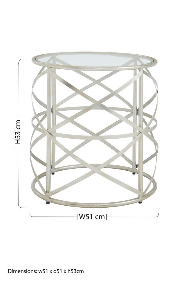 image 1 of Rubia Side Table | Silver